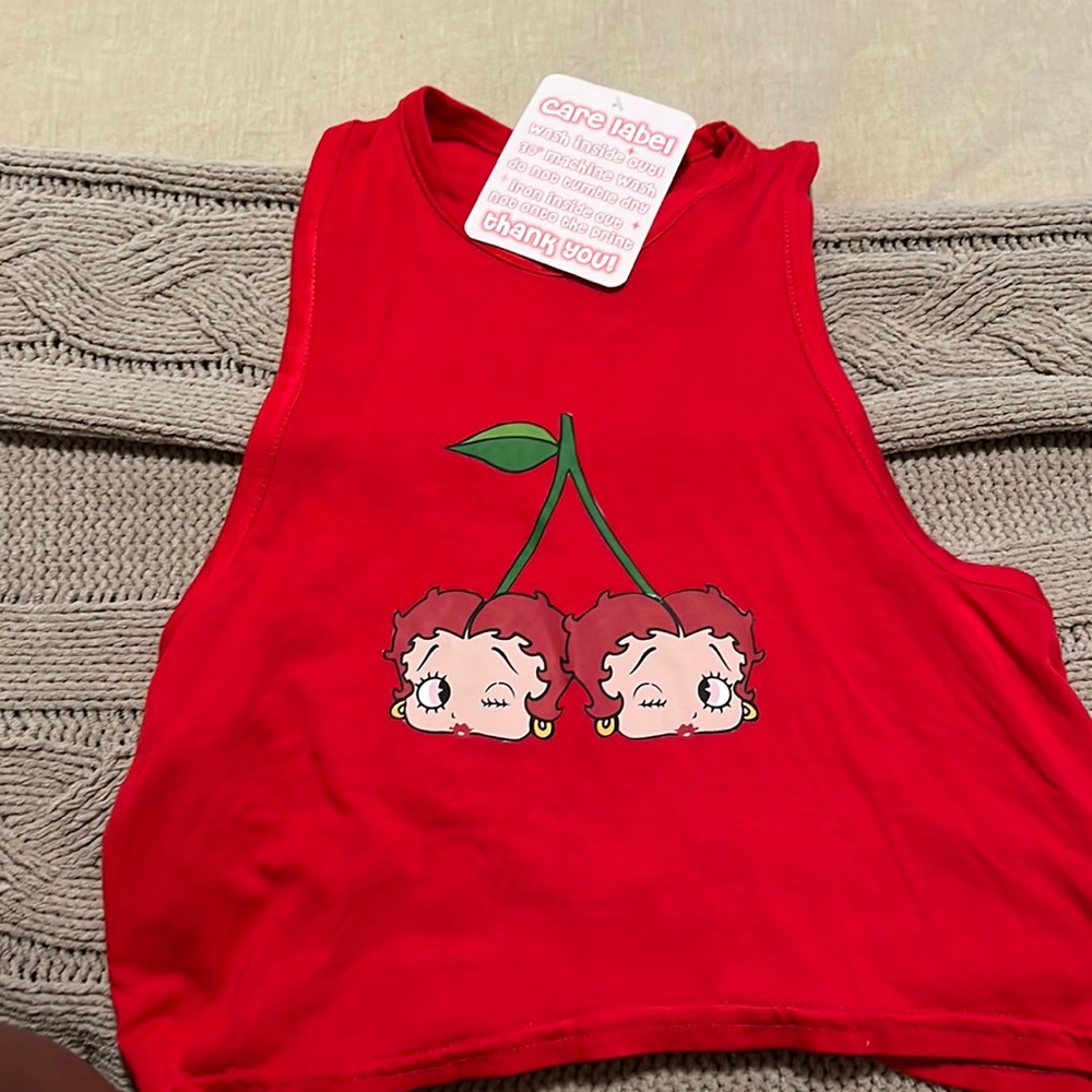 Betty boop tank size L
